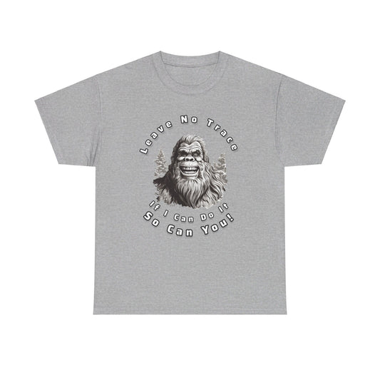 Bigfoot "Leave No Trace" Unisex Heavy Cotton Tee