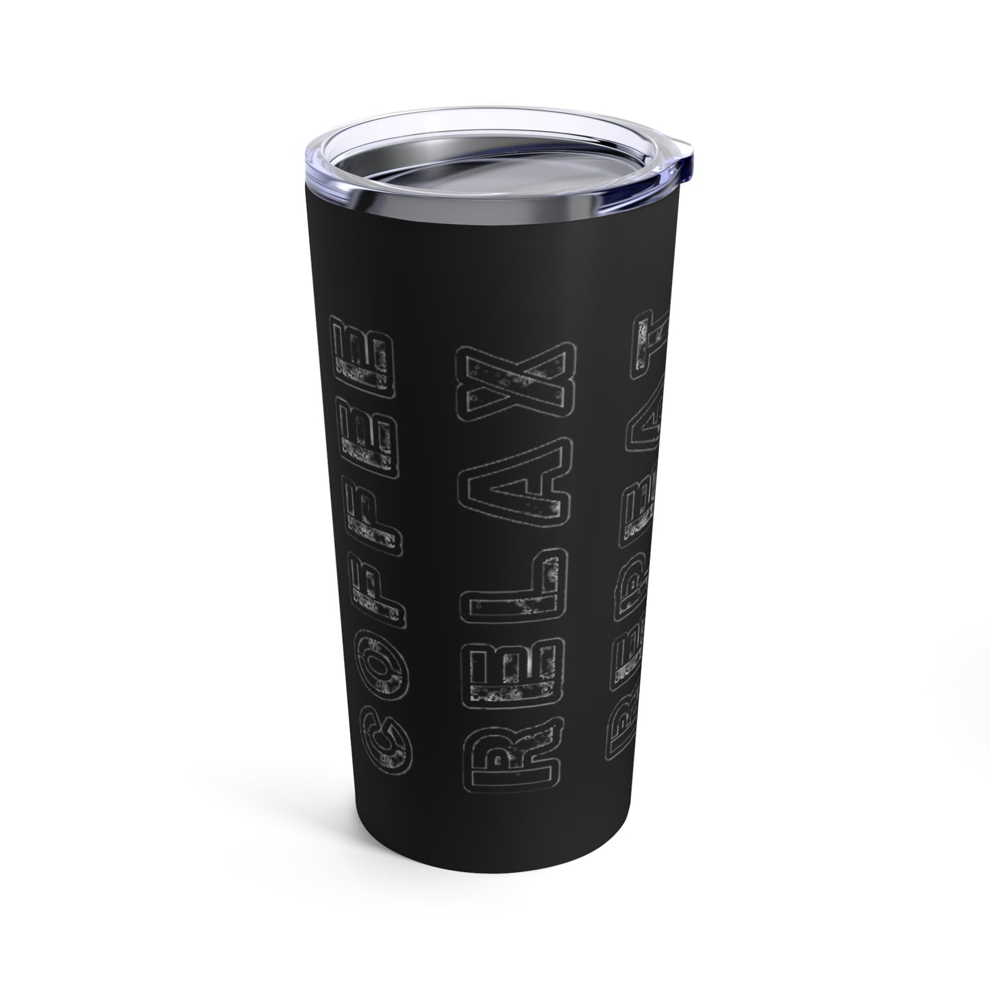 Camp Life Black Tumbler 20oz