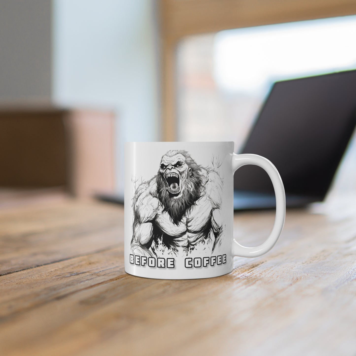 Before & After Bigfoot Mug 11oz Coffee Mug