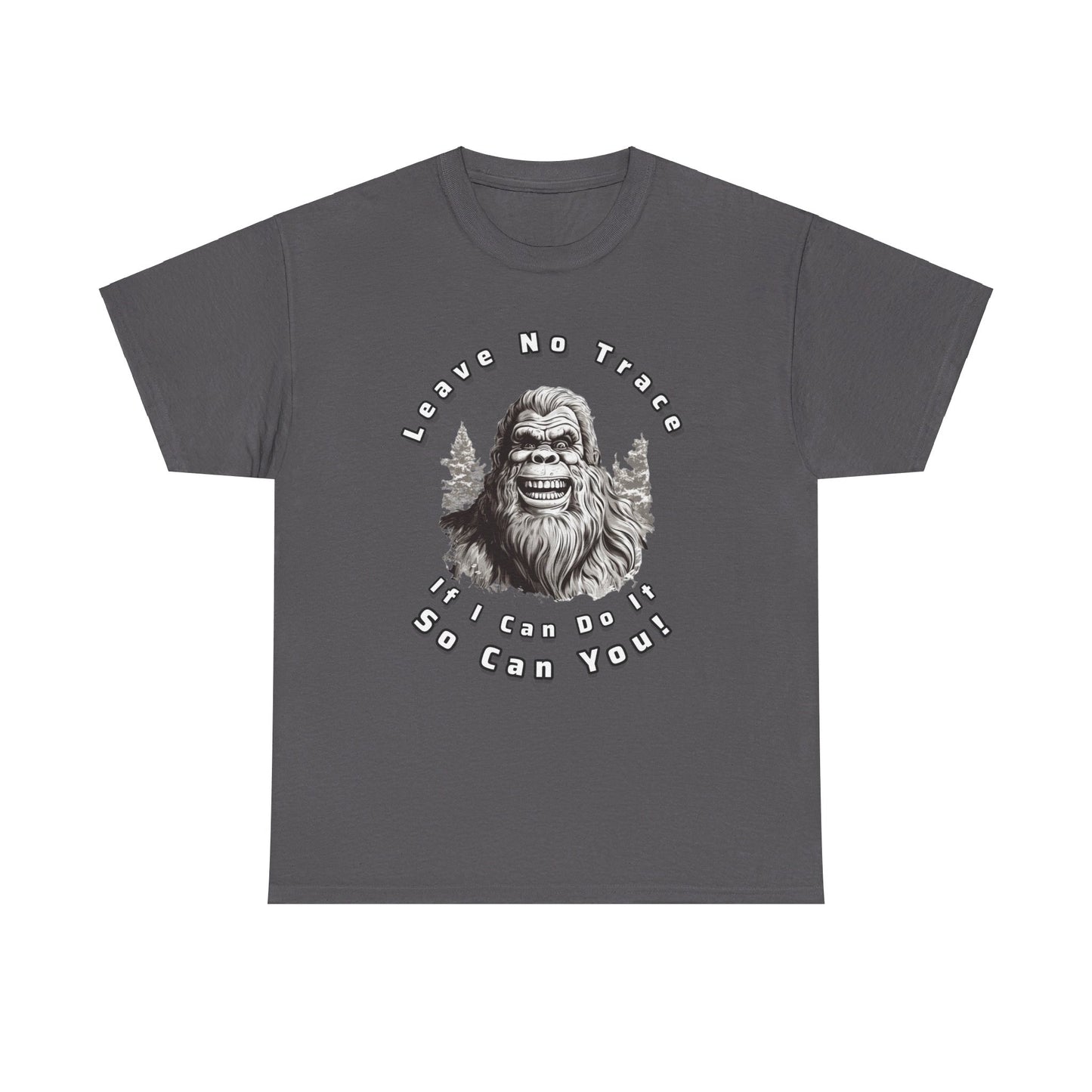 Bigfoot "Leave No Trace" Unisex Heavy Cotton Tee