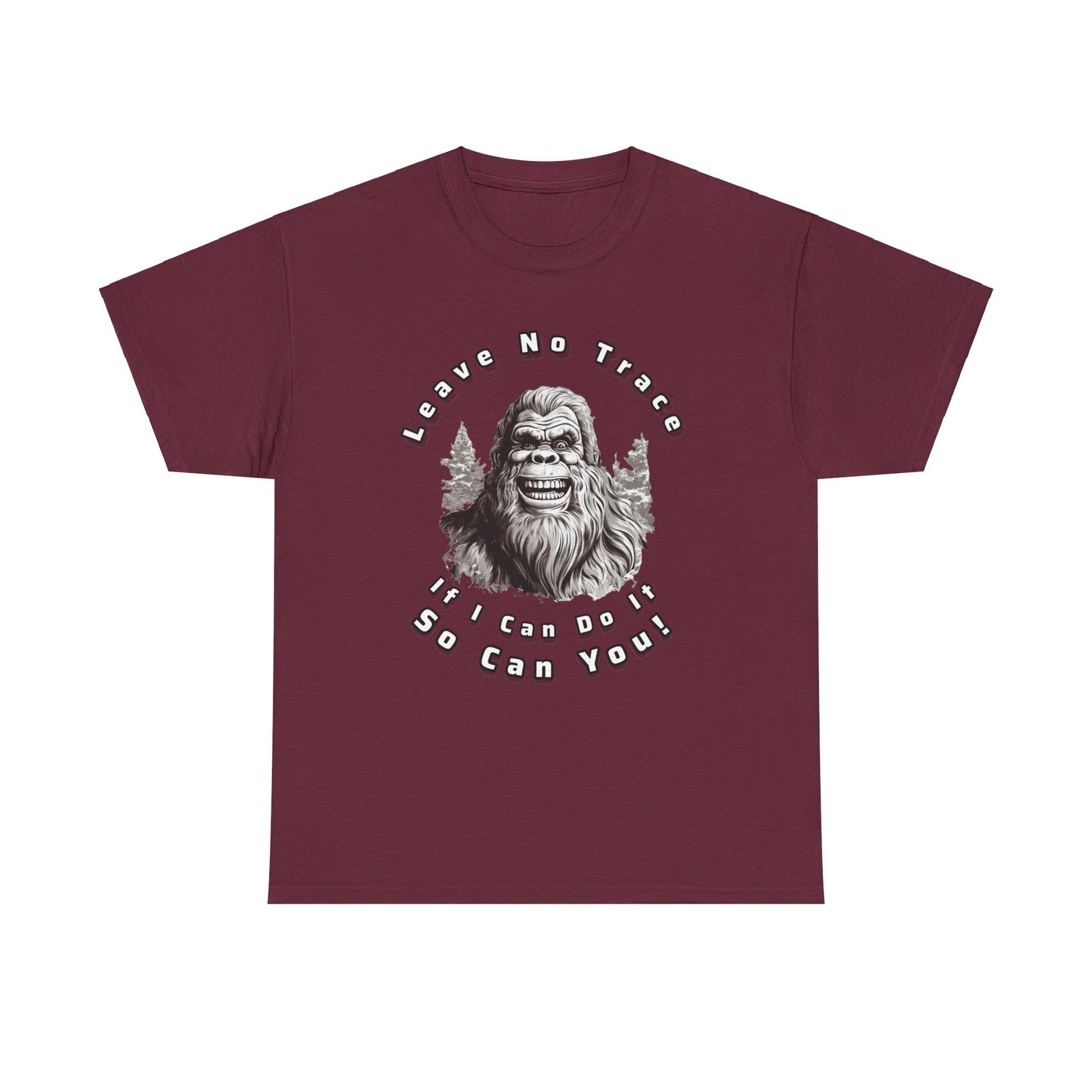 Bigfoot "Leave No Trace" Unisex Heavy Cotton Tee