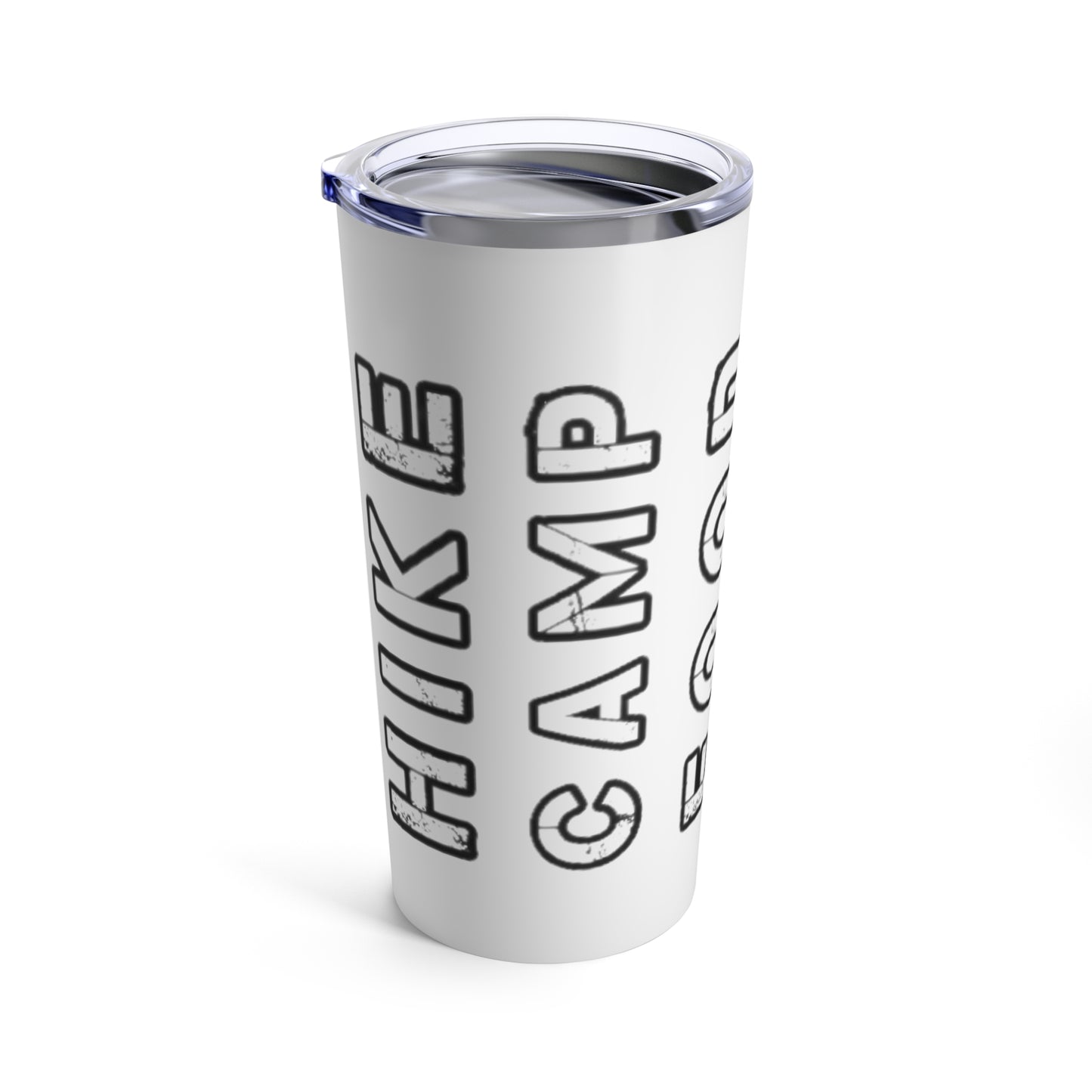 Camp Life White Tumbler 20oz