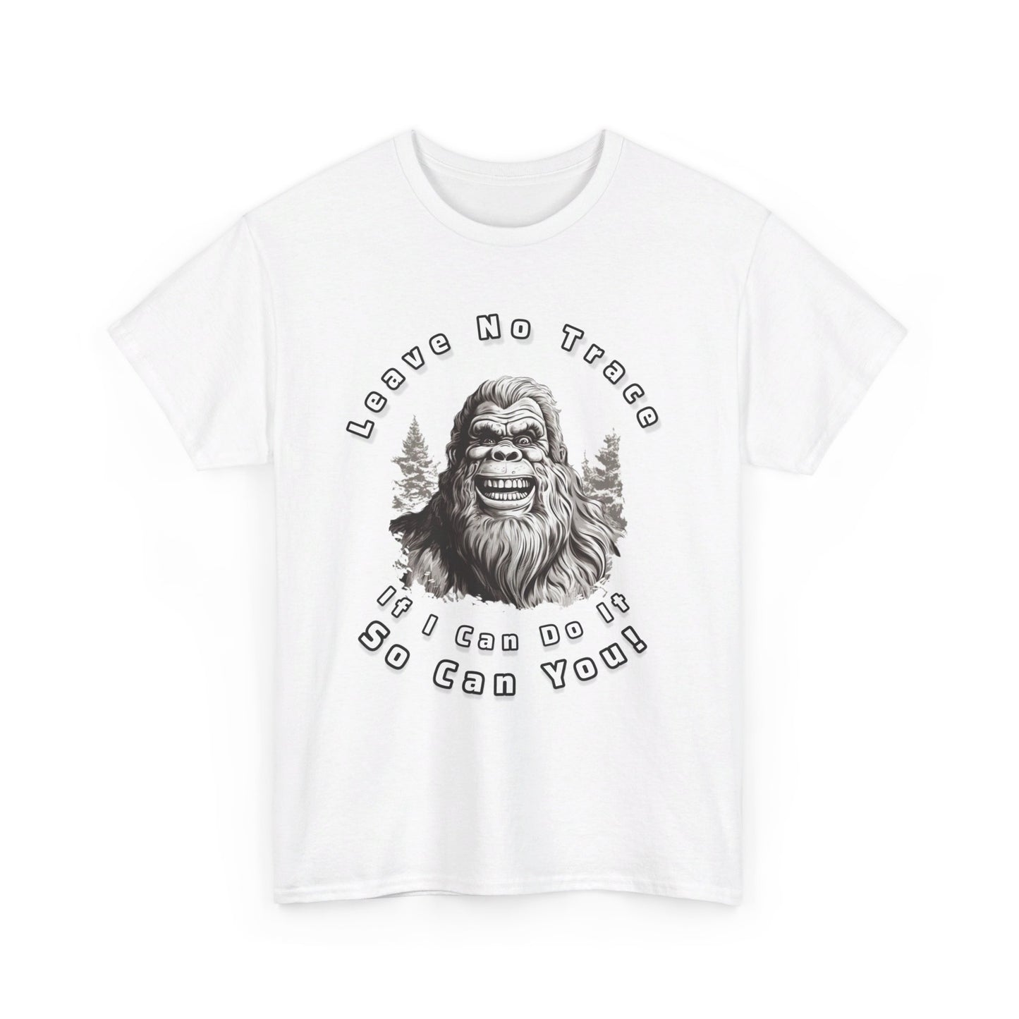 Bigfoot "Leave No Trace" Unisex Heavy Cotton Tee