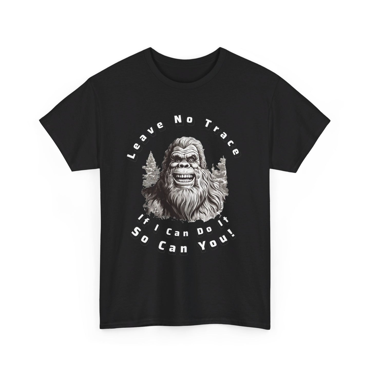 Bigfoot "Leave No Trace" Unisex Heavy Cotton Tee