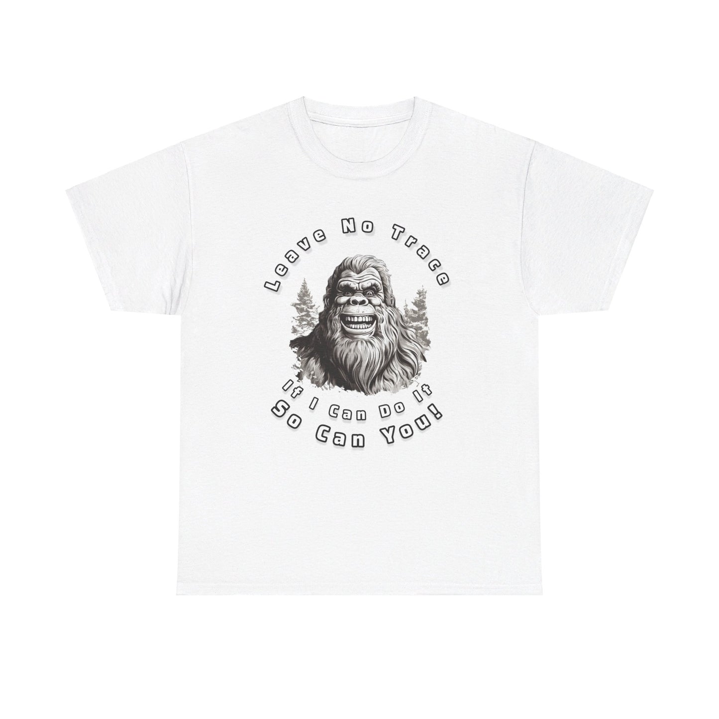 Bigfoot "Leave No Trace" Unisex Heavy Cotton Tee