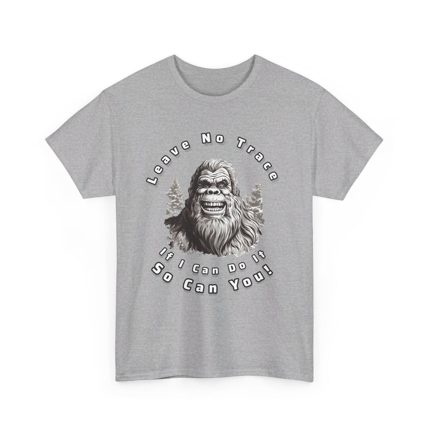 Bigfoot "Leave No Trace" Unisex Heavy Cotton Tee