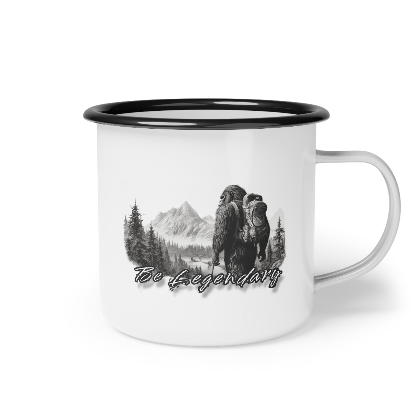 Bigfoot " Be Legendary" 12oz. Enamel Camp Cup