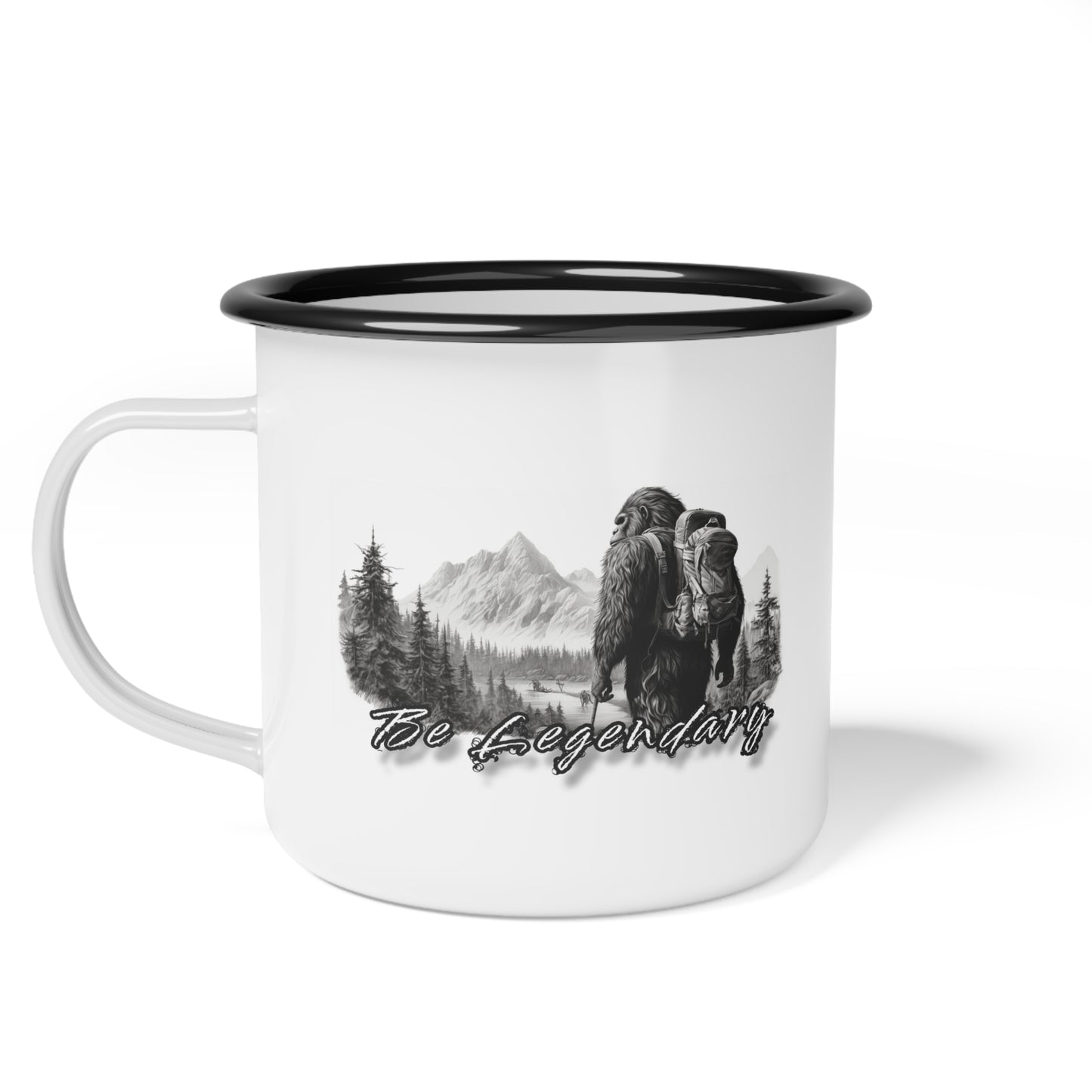 Bigfoot " Be Legendary" 12oz. Enamel Camp Cup