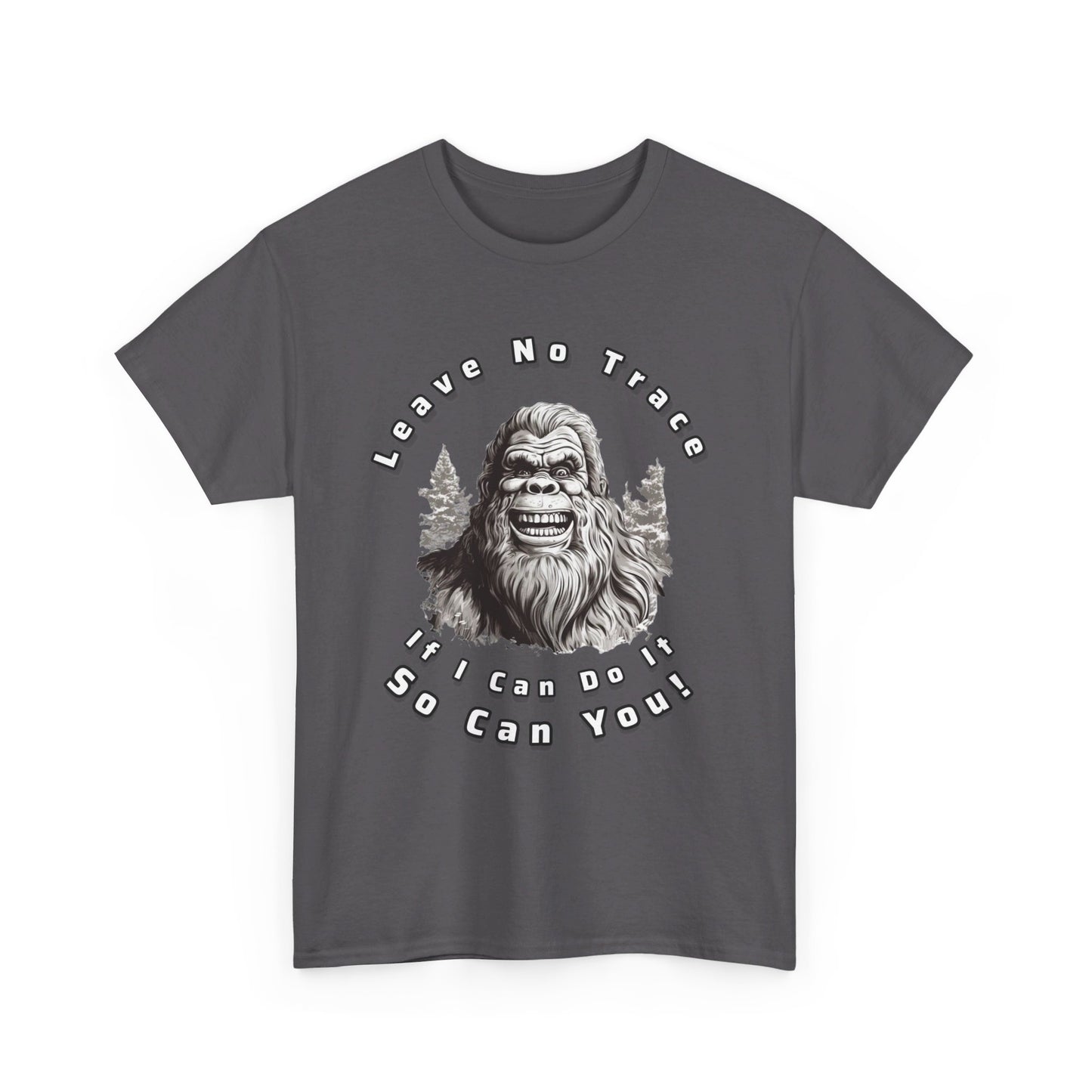 Bigfoot "Leave No Trace" Unisex Heavy Cotton Tee