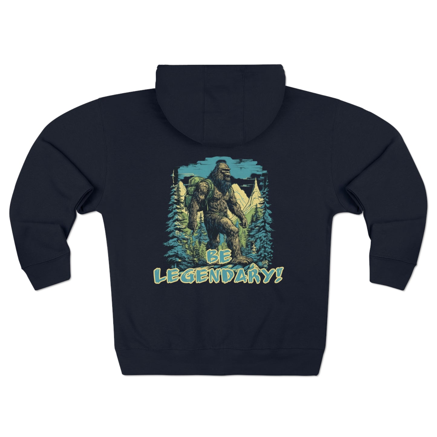 "Be Legendary!" Unisex Premium Full Zip Hoodie